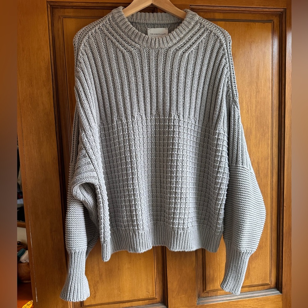 The Knotty Ones Delcia Sweater Cloud Grey size S - Picture 6 of 10